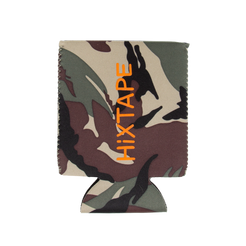 Camo HiXTAPE drink koozie 