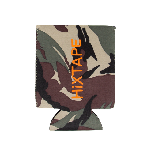 Camo HiXTAPE drink koozie 