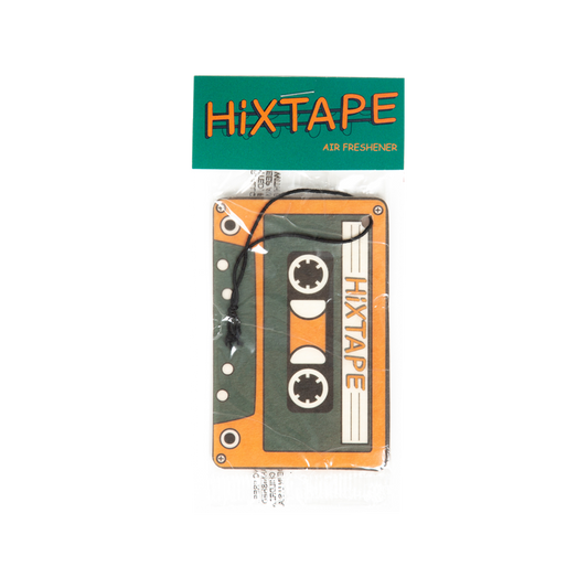 Cassette tape air freshener product shot HiXTAPE