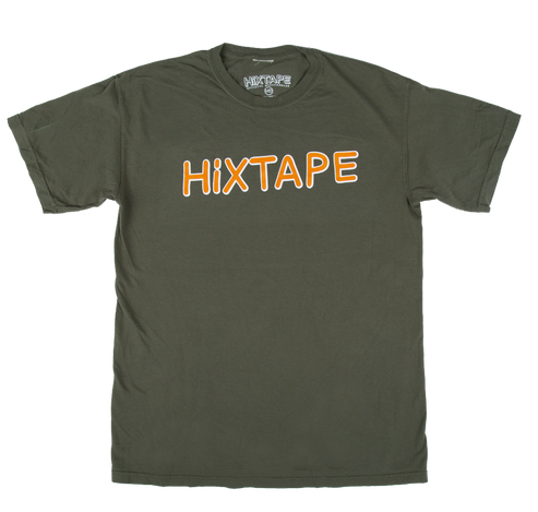 HiXTAPE logo sage tee