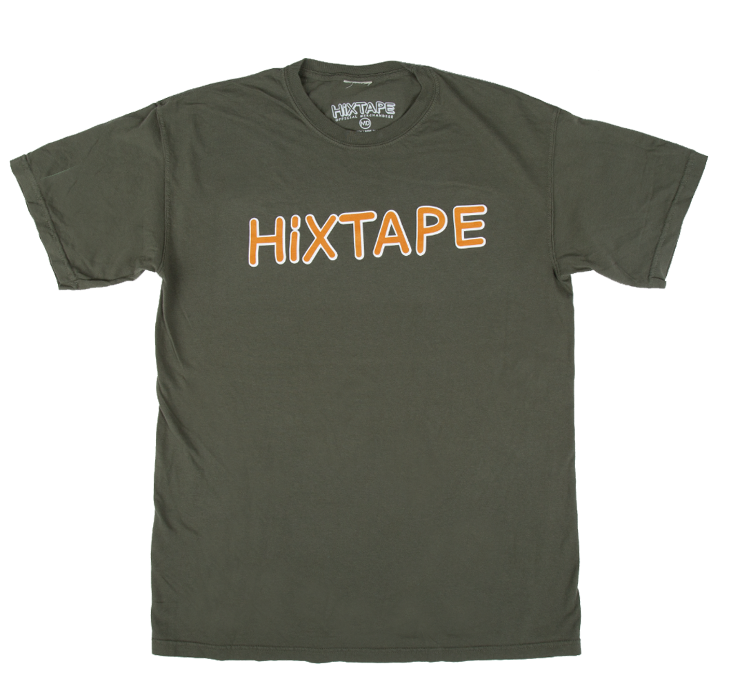 HiXTAPE logo sage tee